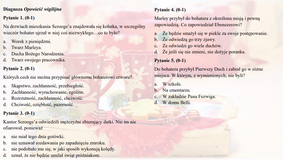 Opowieść Wigilijna Test Do Druku