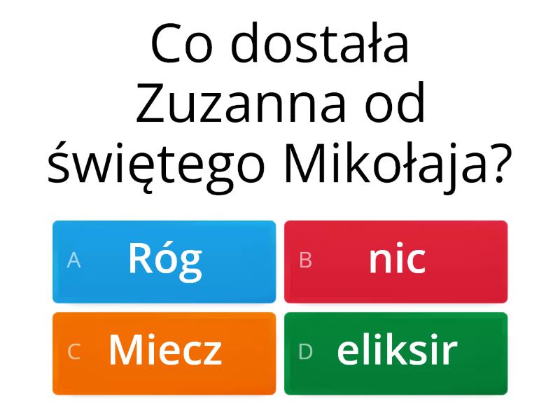 Test z lektury Opowieści z narnii - Kviz Sprawdzian Z Opowiesci Z Narnii