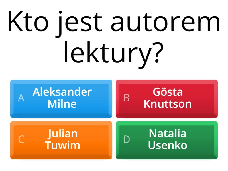 Test Z Lektury Przygody Filonka Bezogonka