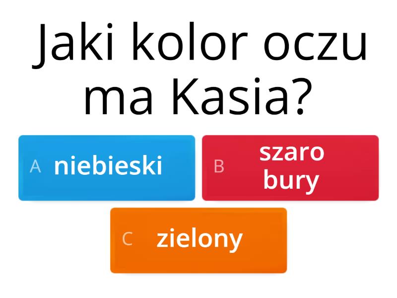 Test z znajomości lektury ,,Oto jest Kasia" - Quiz Oto Jest Kasia Test Z Odpowiedziami