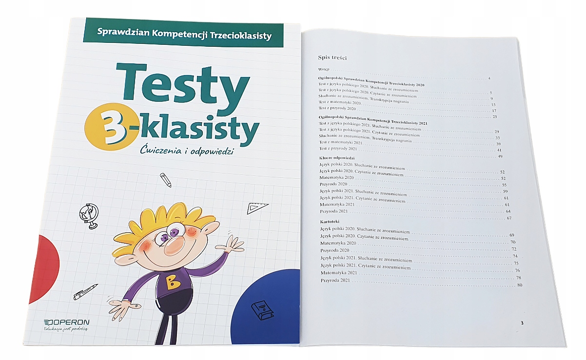 Testy 3-klasisty Ćwiczenia i odpowiedzi sprawdzian trzecioklasisty 2024 Focus 3 Sprawdzian Unit 1