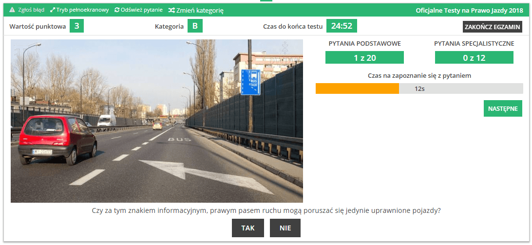 Testy na prawo jazdy | Testy na Prawo Jazdy Testy Na Prawo Jazdy Nauka Działami