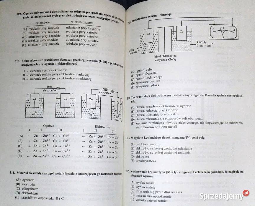 Testy z Chemii. Chemia ogólna i nieorganiczna - J. Badzińska Chełm Testy Z Chemii Klasa 7 Dzial 2
