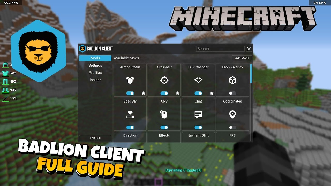 How To Add Mods To Badlion Client