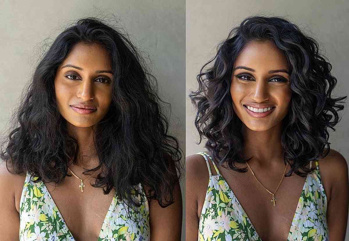 Haircut Styles For Medium Length Curly Hair