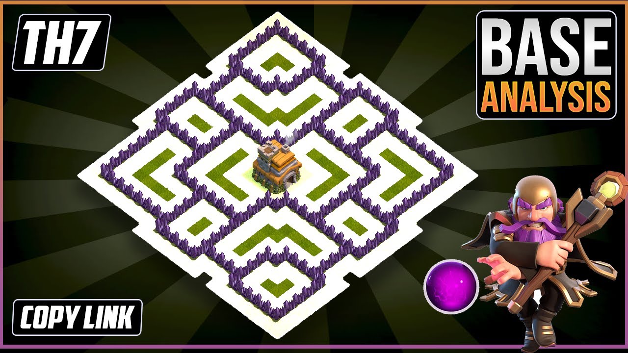 THE BEST TH7 Hybrid/Trophy [Defense] Base 2023 !! Town Hall 7 Hybrid Best Town Hall 7 Builder Base