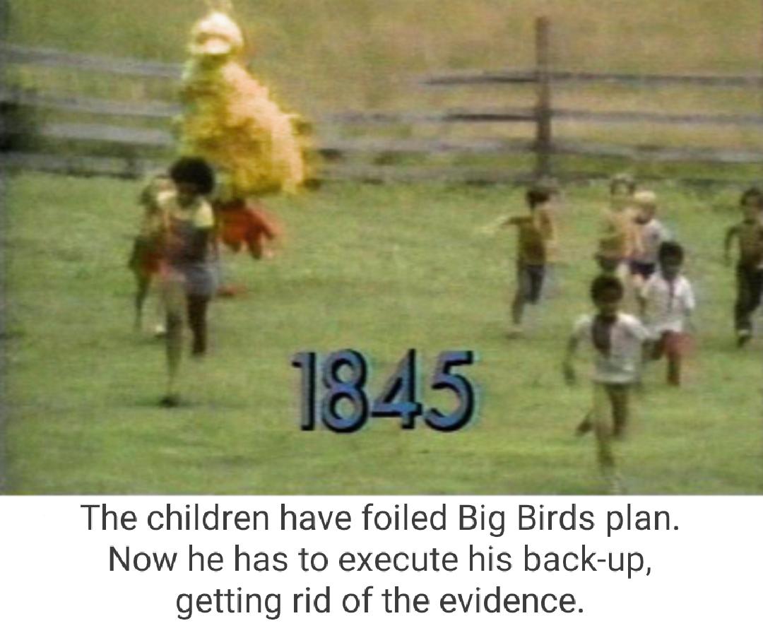 "The children are fast, but Big Bird is faster" : r/bertstrips Kids Are Fast But Big Bird Is Faster