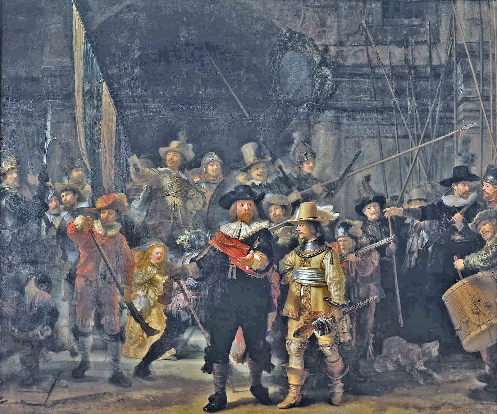 世界のタグ名画 - The Company of Frans Banning Cocq and Willem van Ruytenburch Kompania Fransa Banninga Cocqa I Willema Van Ruytenburcha