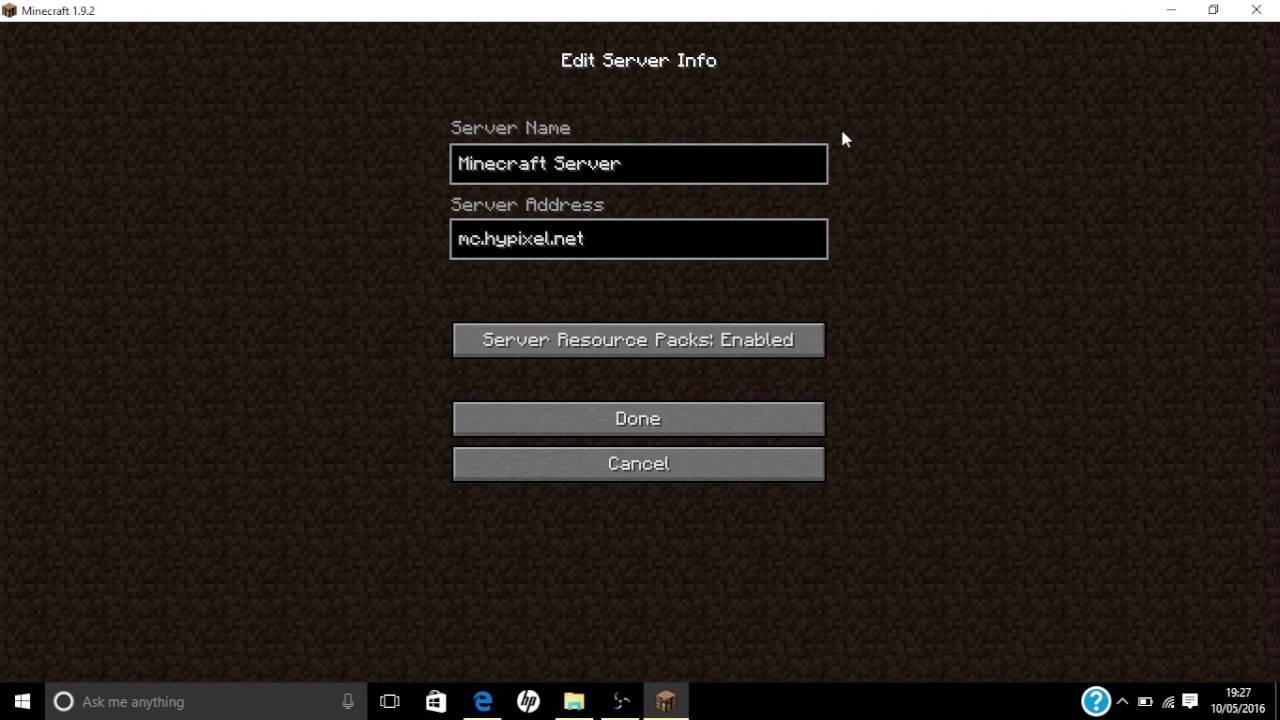 The Hypixel Server ip - YouTube Jakie Jest Ip Do Hypixel