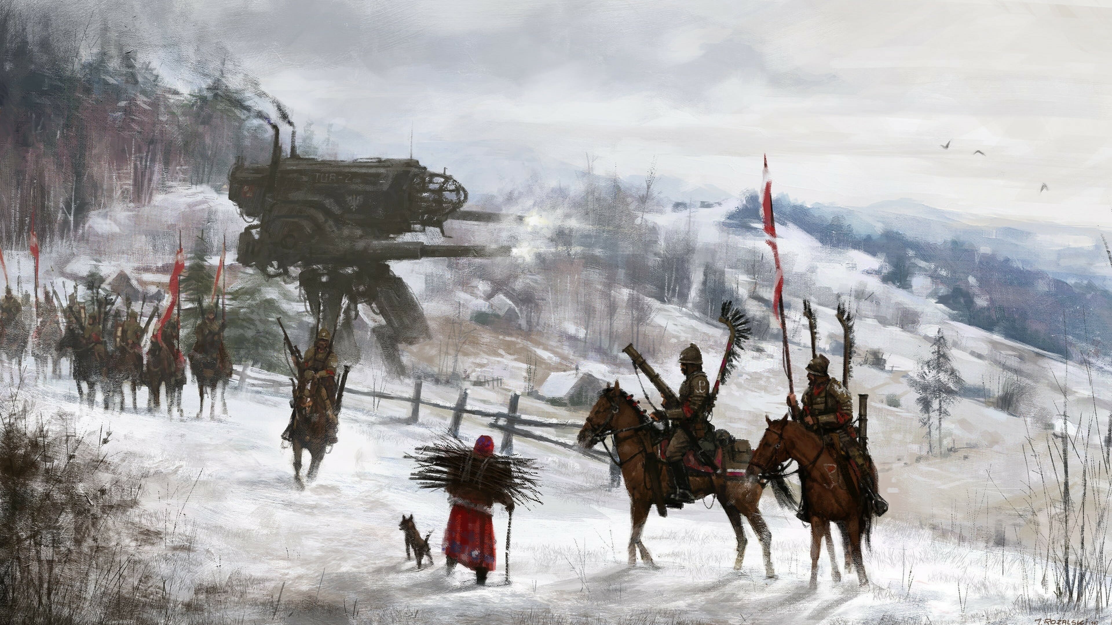 The sensational art of Jakub Różalski Lancasterowie I Yorkowie Wojna Dwóch Róż
