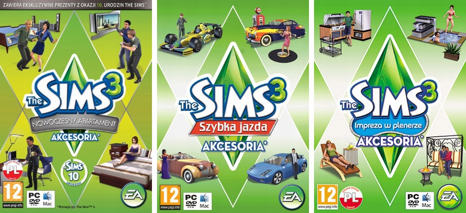 THE SIMS 3 WSZYSTKIE DODATKI + WSZYSTKIE AKCESORIA - 6695599716 Dodatki I Akcesoria The Sims 3