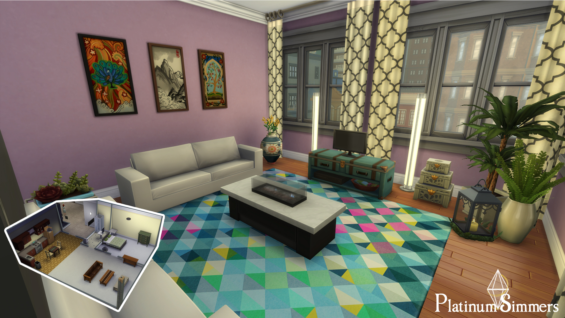 The Sims 4 City Living – Full review – Platinum Simmers Sims 4 City Living Apartment Ideas