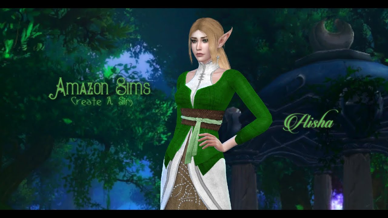The Sims 4: Create A Sim ☀️ Aisha 🦋 Amazon Sims+ - YouTube Jak Dodać Działkę W The Sims 4