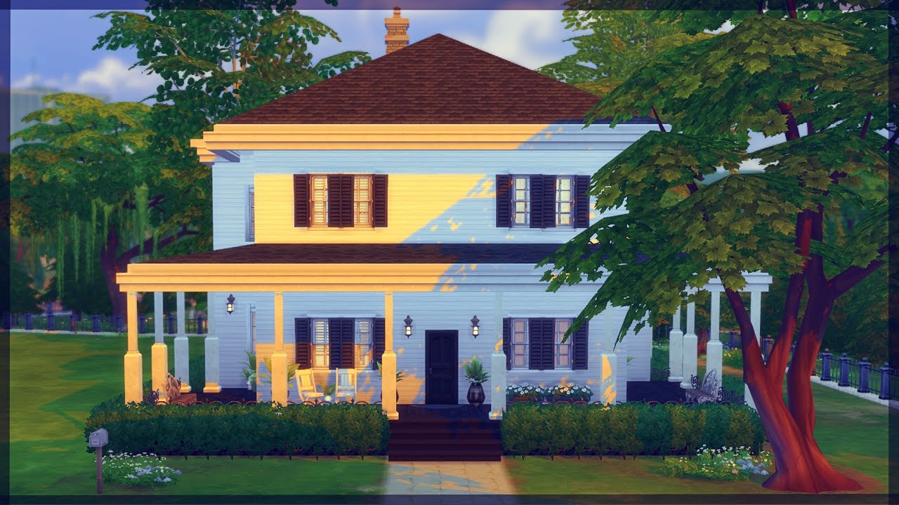 The Sims 4 House Build | The Gilbert House (Elena's House) | The Sims 4 Vampire Diaries House