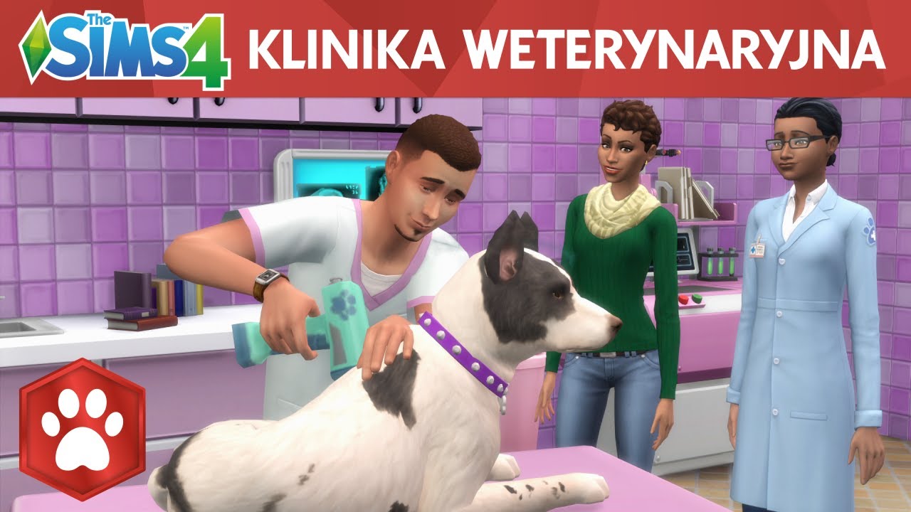 The Sims 4 Psy i koty: Klinika weterynaryjna – oficjalny zwiastun Klinika Weterynaryjna The Sims 4