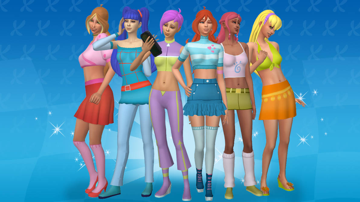 The Sims 4 Winx Club Season 1 and 2 CC by MikaelaSakurai on DeviantArt The Sims 4 Winx Club Cc