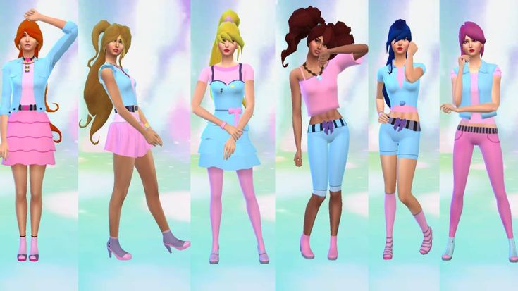 The Sims 4 Winx Clothes