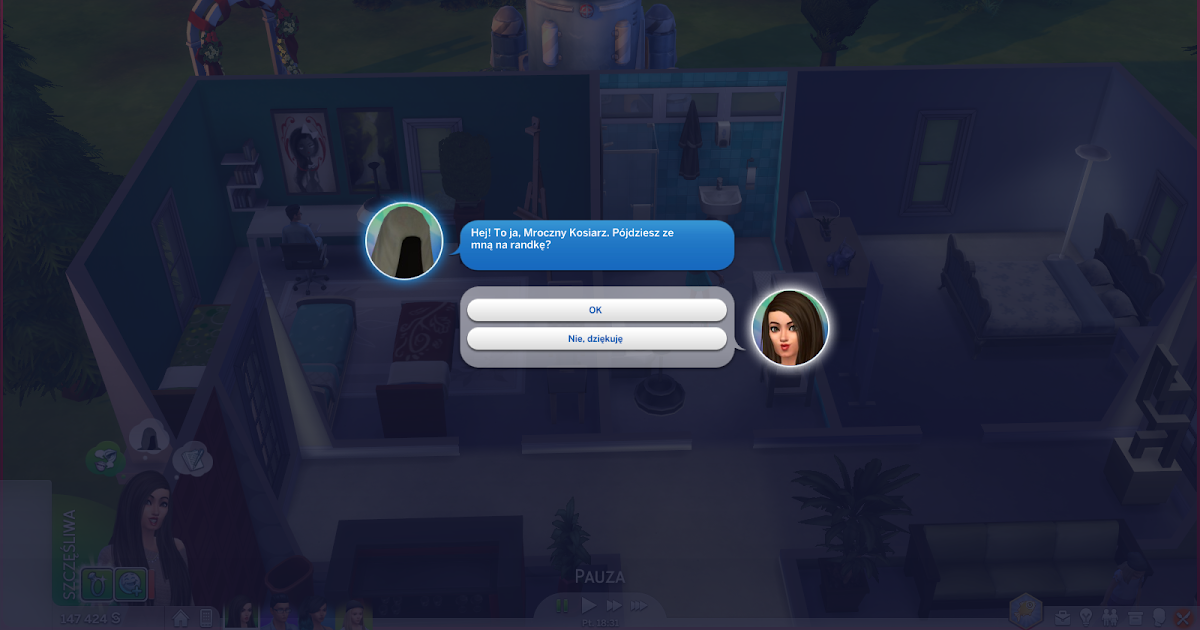 The Sims 4 Gdzie Mieszka Mroczny Kosiarz
