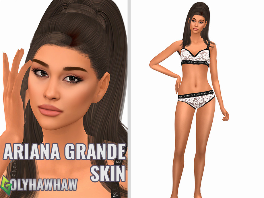 Ariana Grande Sims 4 Skin