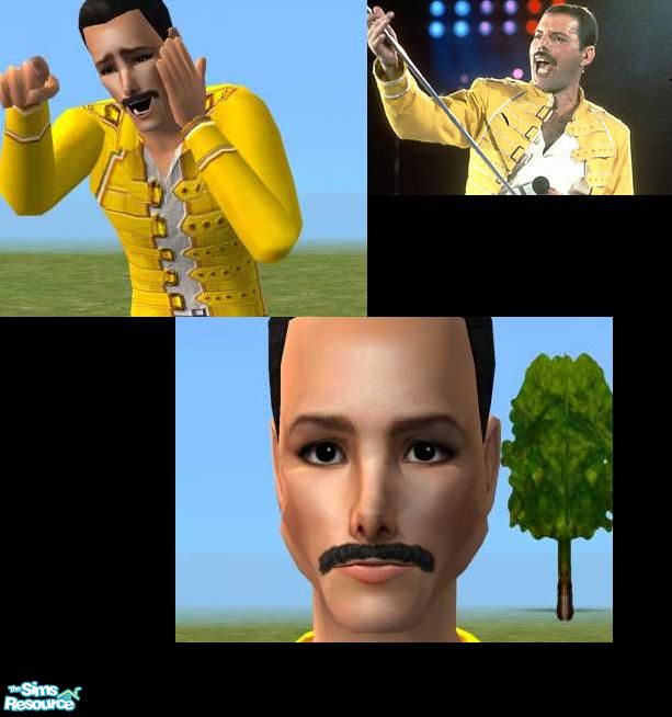 The Sims Resource | Freddie Mercury Freddie Mercury The Sims 4