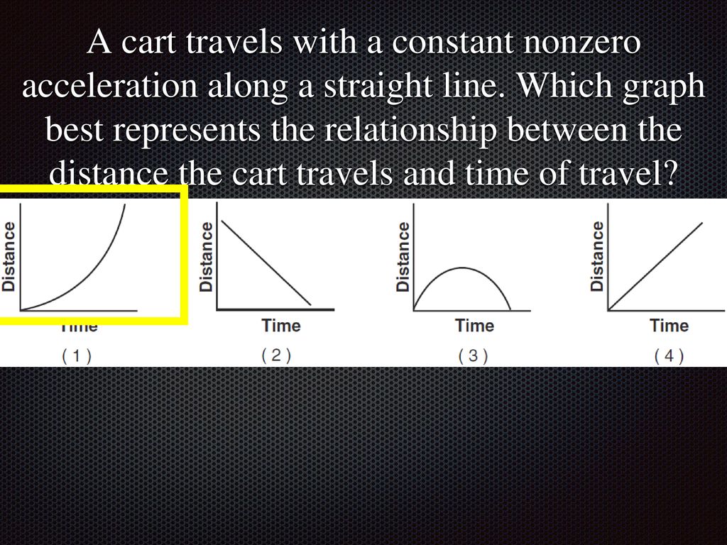 The two measurements necessary for calculating average speed are… - ppt A Cart Travels With A Constant Nonzero Acceleration