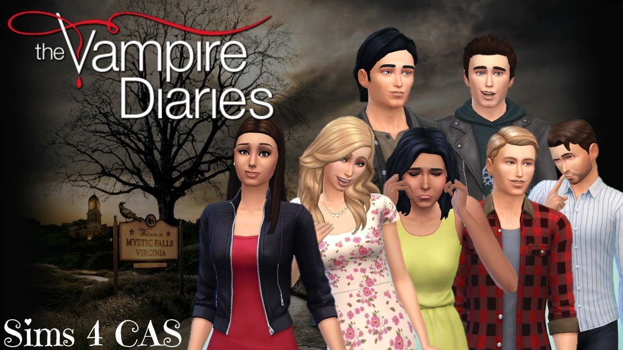 The Vampire Diaries Cast | Sims 4 CAS - YouTube Vampire Diaries Sims 4 Download