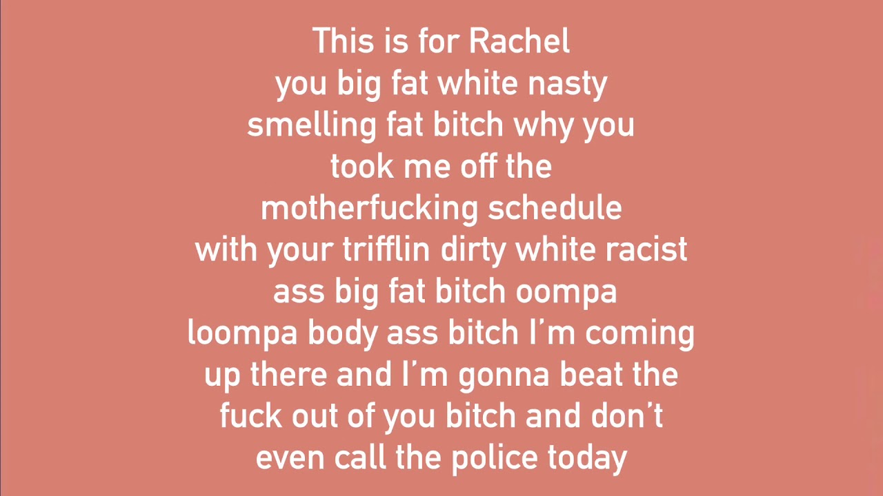 This Is For Rachel Lyrics