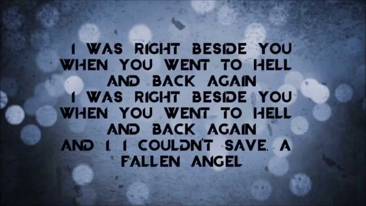Fallen Angel Three Days Grace Lyrics Meaning