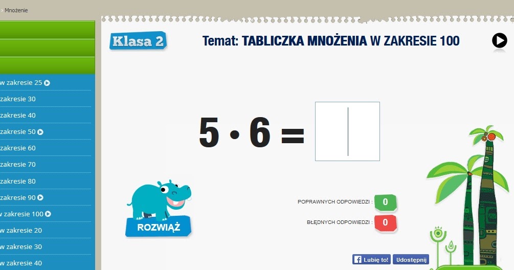Matzoo Tabliczka Mnozenia Na Czas