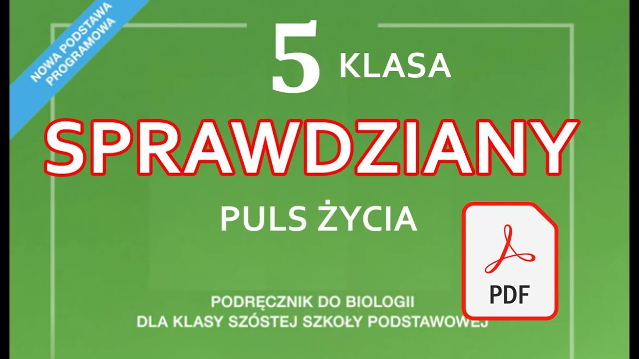 Tkanki i organy roślinne sprawdzian klasa 5 PDF - YouTube Sprawdzian Unit 5 Klasa 7