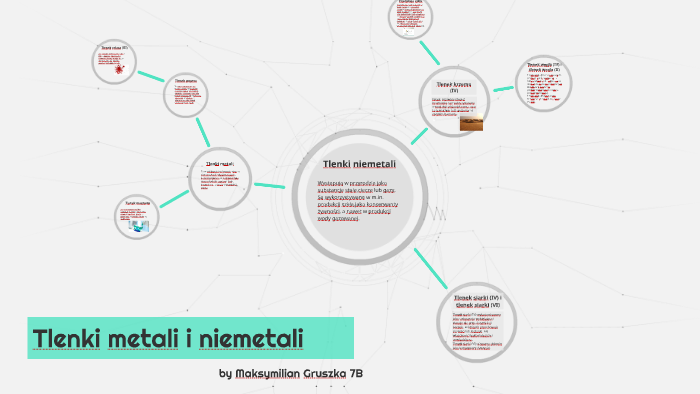 Tlenki metali i niemetali by maksymilian Gruszka on Prezi Tlenki Metali I Niemetali Prezentacja