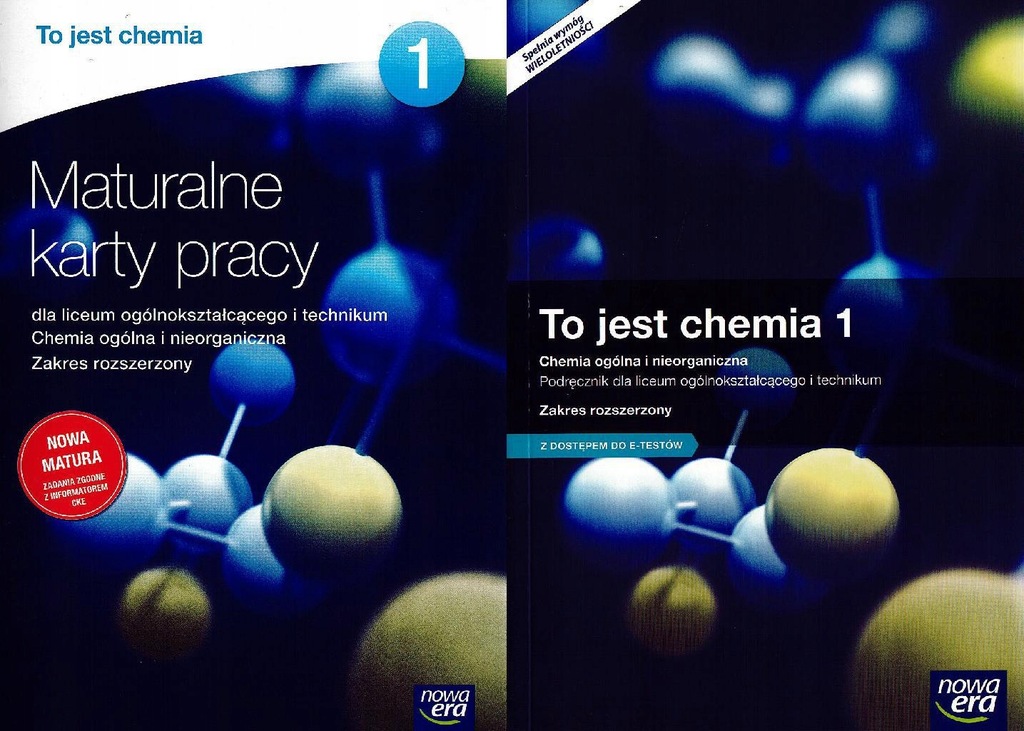 To jest chemia 1 Podr + karty pracy rozszerzony NE - 11721690134 To Jest Chemia 1 E Podrecznik