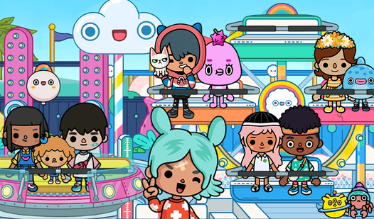 Toca Boca: Attractions (przez VAVA): Graj Online Za Darmo Na Playhop Toca Boca Gra Za Darmo