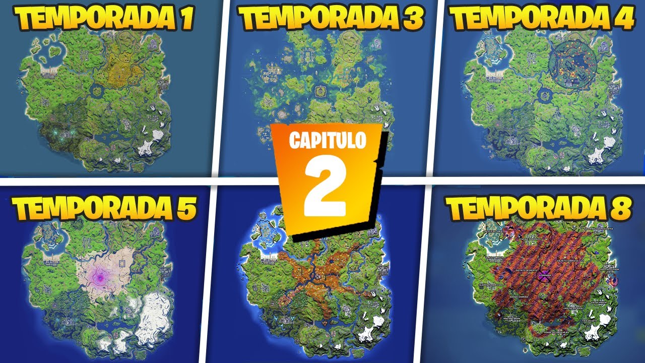 Mapa Fortnite Sezon 1 Rozdzial 2