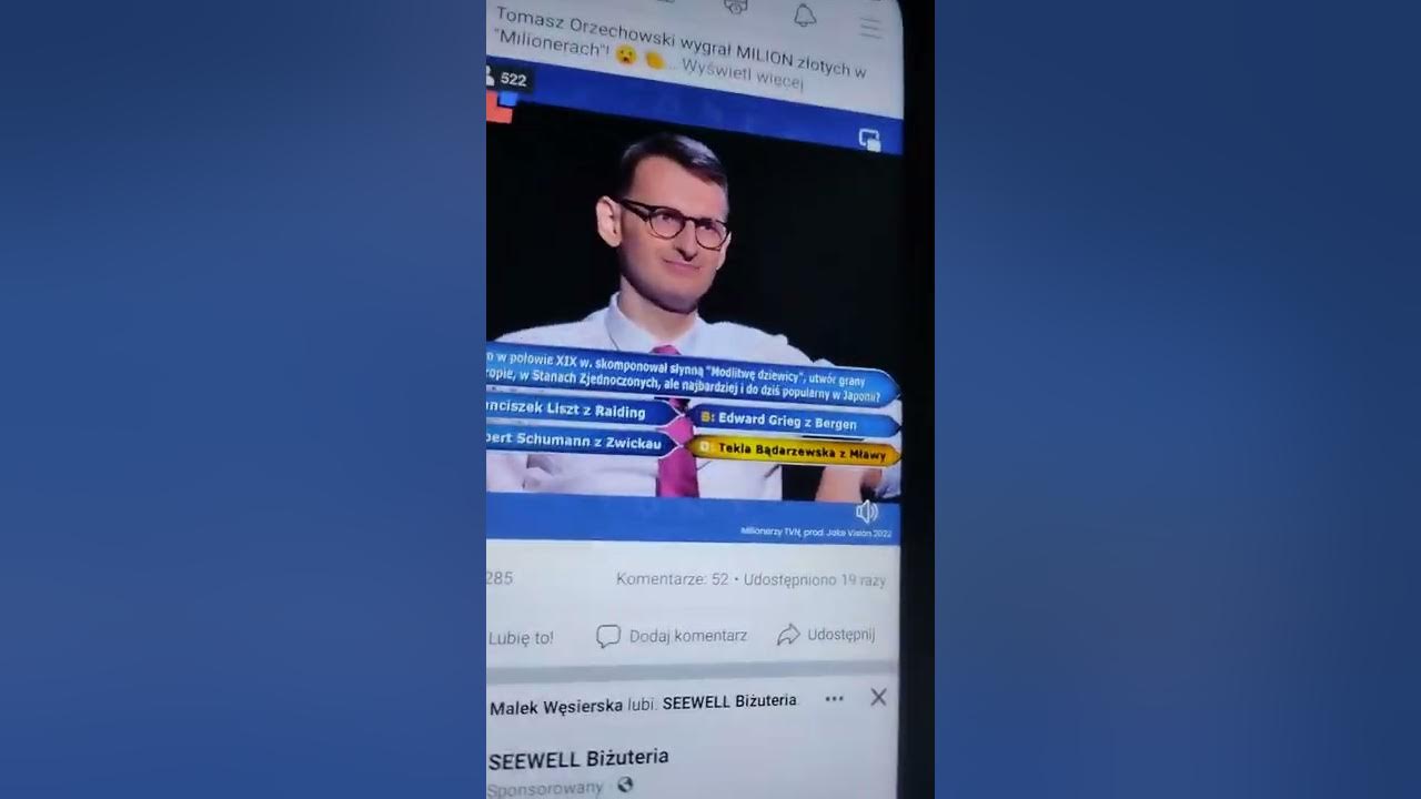 Tomasz Orzechowski Jeden Z Dziesięciu