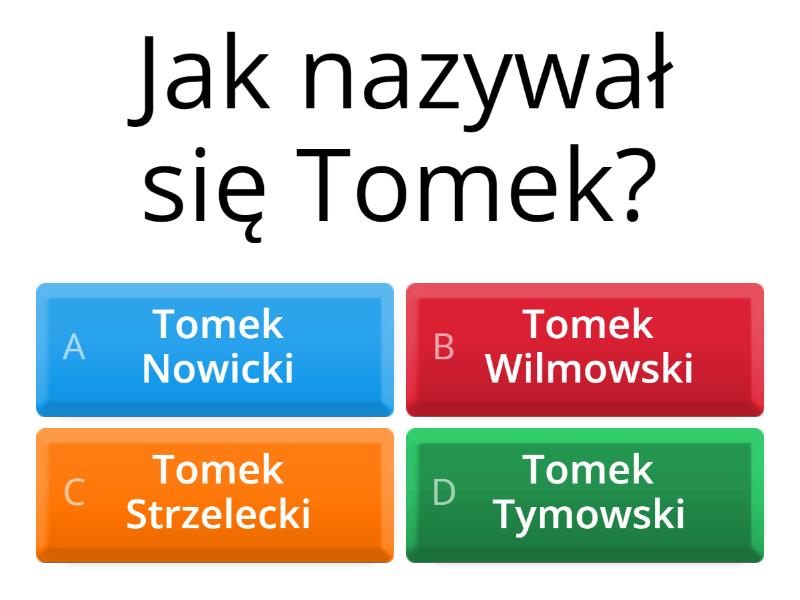 Tomek w krainie kangurów - Test Tomek W Krainie Kangurów Test