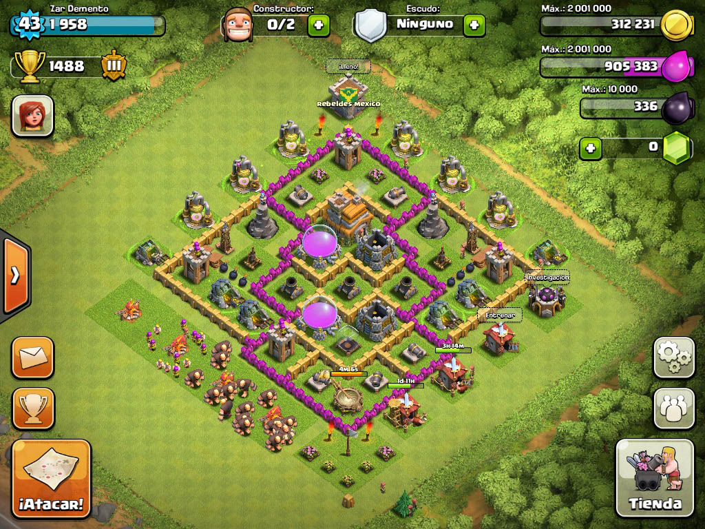 Top 10 Clash Of Clans Town Hall Level 7 Defense Base Design| Best Layout Clash Of Clans Level 7