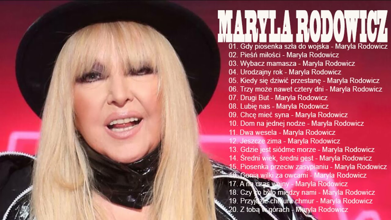 Top 20 najlepszych piosenek Maryli Rodowicz ⚡ Najbardziej udana Maryla Rodowicz Sa Dwa Swiaty Tekst