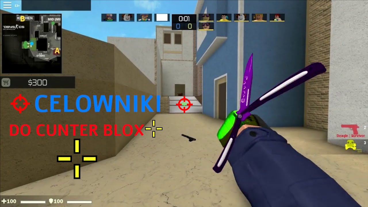 😱TOP 3 CELOWNIKI DO COUNTER BLOX 😱JAK UŻYJESZ TO BĘDZIESZ KOKSEM ️ ️ Jak Zmienic Celownik W Minecraft