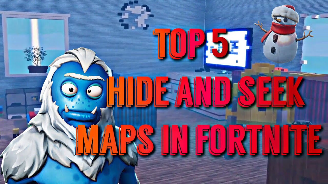 TOP 5 BEST HIDE AND SEEK MAPS IN FORTNITE (With Codes) - Fortnite Best Hide And Seek Fortnite Codes