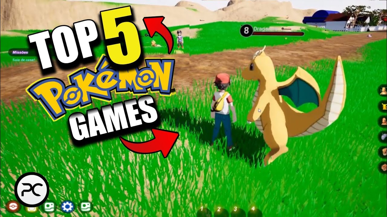 Top 5 Best Open World Pokemon Games For Your PC | Offline | Multiplayer Best Pokemon Game For Pc