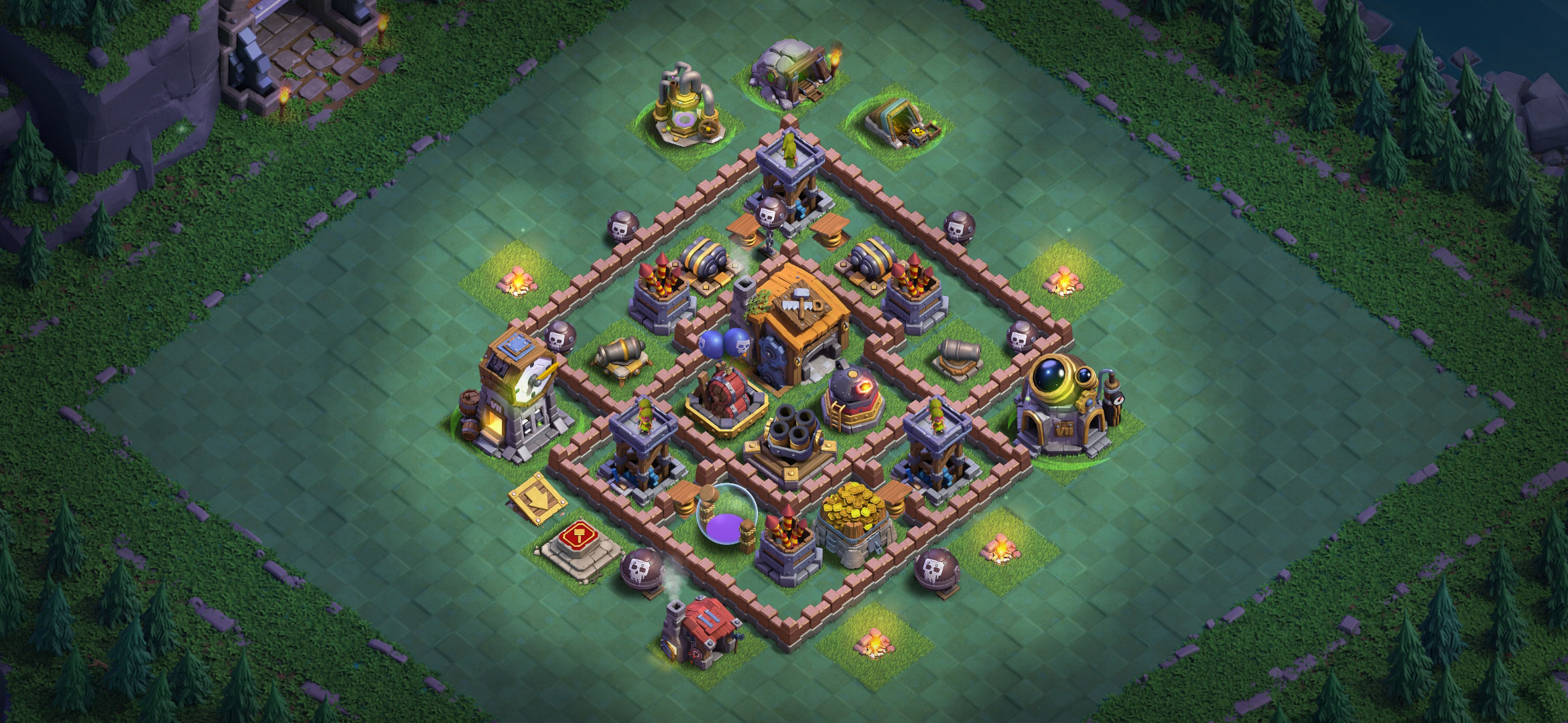 Best Town Hall 7 Builder Base