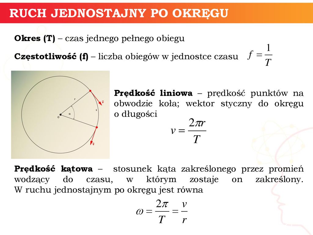 Ruch Jednostajny Po Okręgu Wzory