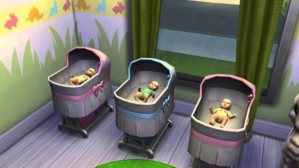 Triplets in The Sims 4 - YouTube Jak W Simsach 4 Mieć Trojaczki