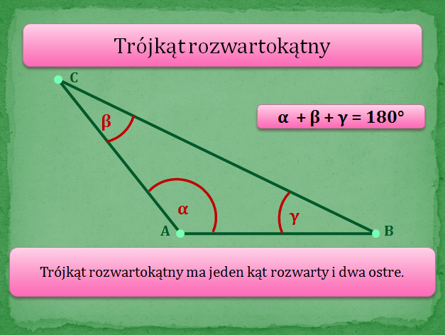 Trójkąt ostrokątny, prostokątny i rozwartokątny | MATEMATYKA W PODSTAWÓWCE Ile Stopni Ma Trójkącie Równoramiennym
