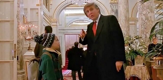 Kevin Sam W Nowym Jorku Trump