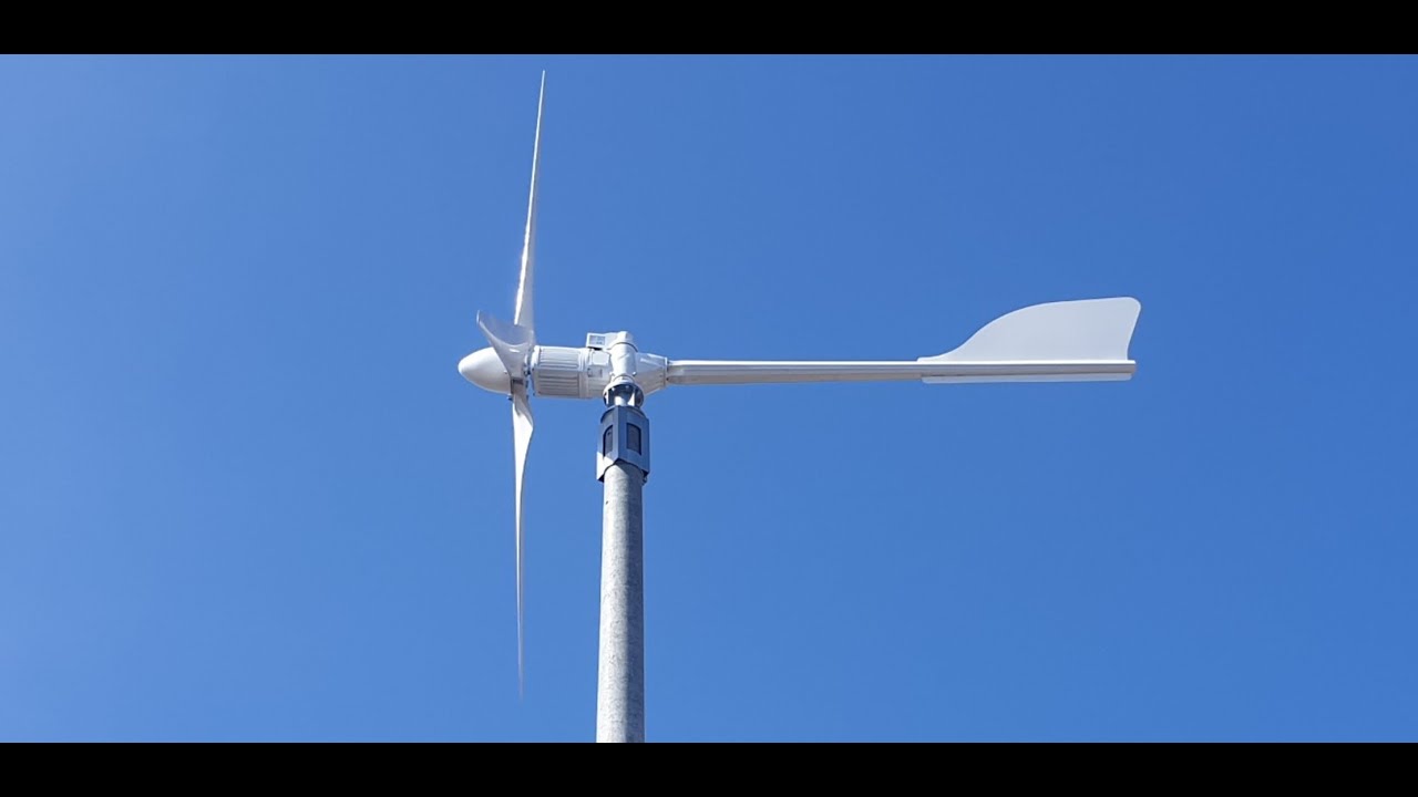 TURBINA WIATROWA 5 KW Z HAMOWANIEM MECHANICZNYM - YouTube Małe Turbiny Wiatrowe Wady I Zalety