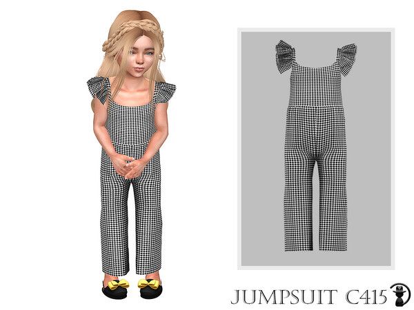 turksimmer's Jumpsuit C415 | Sims 4 cc kids clothing, Sims 4 toddler The Sims 4 Ubrania Dla Dzieci
