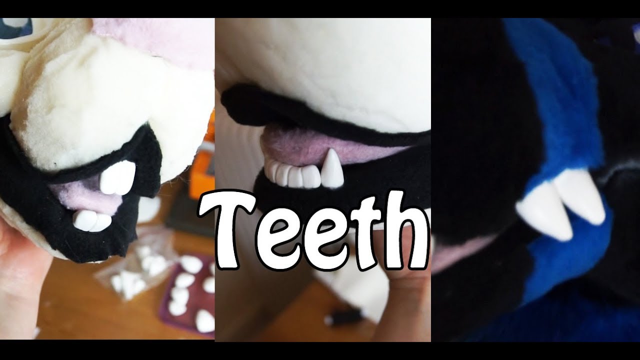//Tutorial #18// Teeth for Fursuits - YouTube How To Make Fursuit Teeth