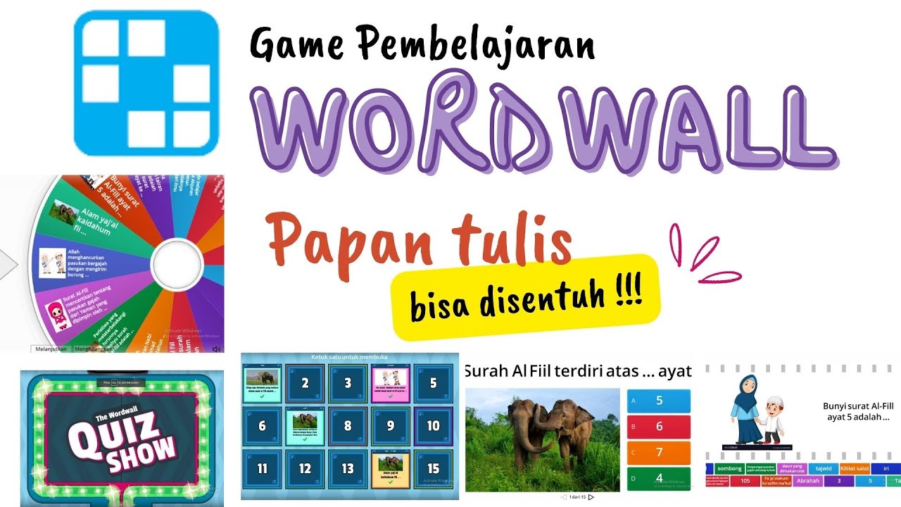 Tutorial cara menggunakan Wordwall - game pembelajaran interaktif dan Wordwall Klasa 4 Unit 7